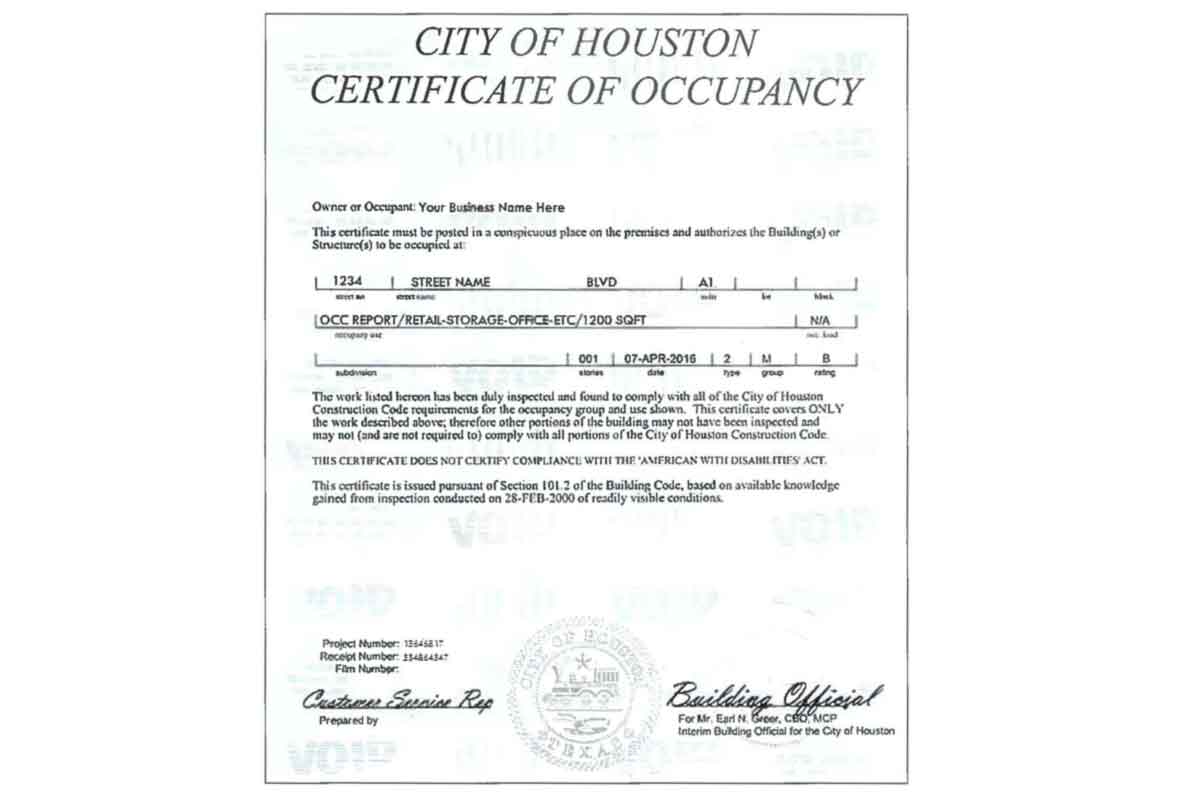 Houston-Certificate-of-Occupancy