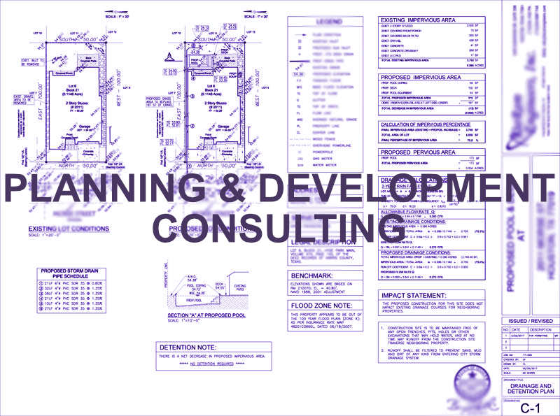 Houston planing and development consulting in Houston and beyond